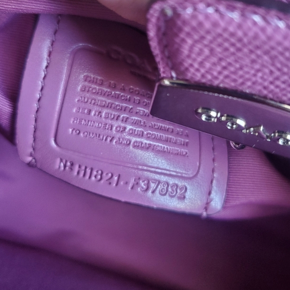 COACH 3 fer purple blush like new beautiful Coach purse, wallet, and wristlet - Picture 2 of 14